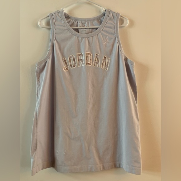 Jordan Tops - NIKE JORDAN Women’s Grey/Violet Tank Top Shirt Sz Large